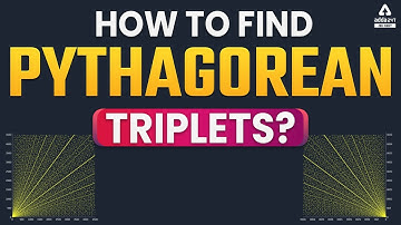 How to find Pythagorean Triplets ? Pythagoras Theorem | JEE Maths | JEE Mains