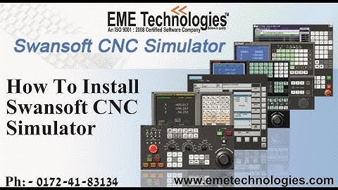 SWANSOFT CNC Simulator Tutorial | EME Technologies