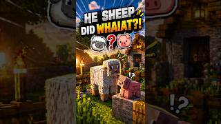 Part 2 Minecraft Sheep Gives Birth to Baby Pig? Mikey and JJ #minecraft #minecraftshorts #shorts