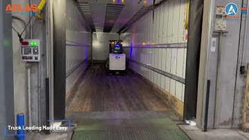 Humro ATLAS AC1500 | Autonomous Tugger for Truck Loading & Unloading