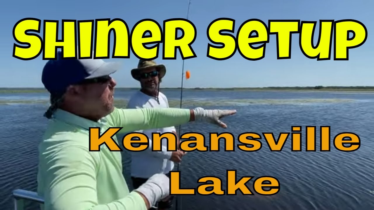 How to setup for shiner fishing at Kenansville lake YouTube