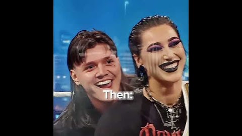 Rhea Ripley & Dominik Mysterio & Morgan Then vs now 😢 #wwe #edit 💯