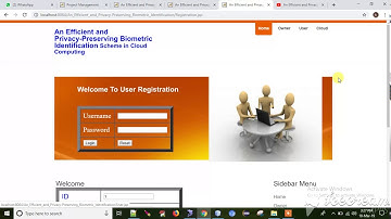 An Efficient And Privacy-Preserving Biometric Identification Scheme in Cloud Computing Java Project