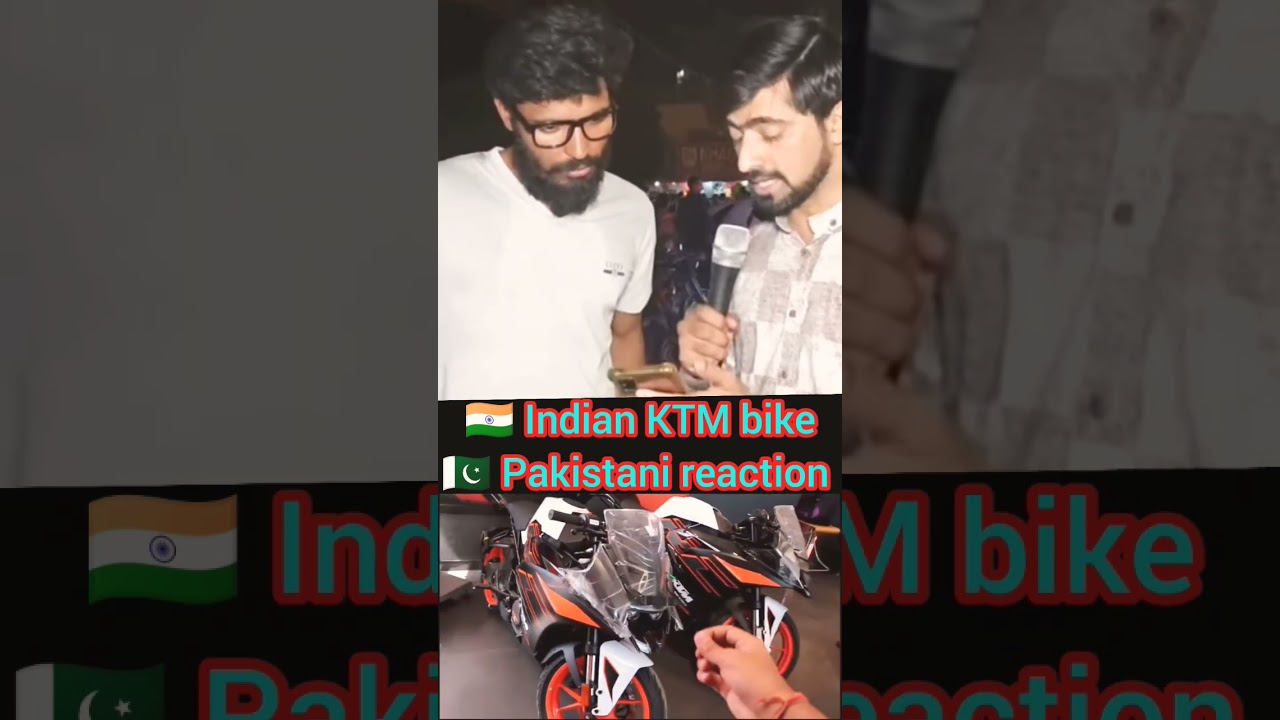 Indian bike Pakistani reaction Indian KTM bike #shot #viral #trending #bike #india