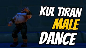 Kul Tiran Human Male NEW Dance Animation | WoW Patch 8.1.5 | World of Warcraft Battle For Azeroth
