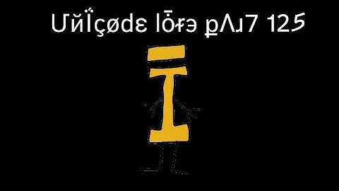 Unicode Lore part 125