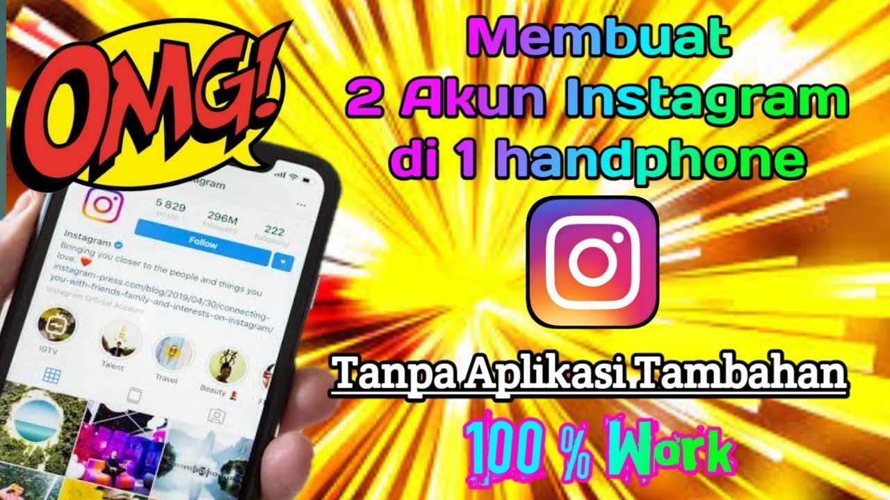 Tutorial Instagram Cara Membuat 2 Akun Instagram Dalam 1 Aplikasi Youtube