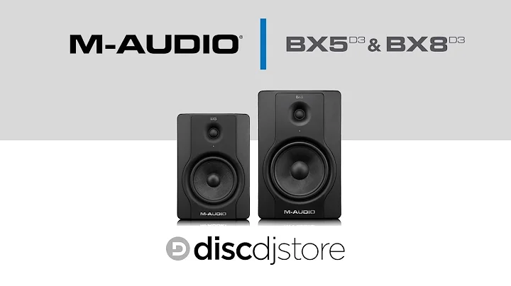M-Audio BX5 D3 & BX8 D3 Monitors Showcase - The Disc DJ Store
