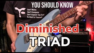 Do you know Diminished Triad?