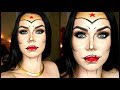 Wonder Woman Makeup Tutorial! Comic Pop Art