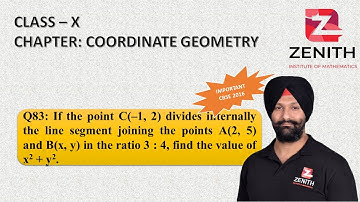 If the point C(–1, 2) divides internally the line segment joining the points A(2, 5) and.......