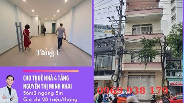 Cho thuê nhà mặt tiền đường Nguyễn Thị Minh Khai, Nha Trang