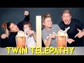 TWIN TELEPATHY MILKSHAKE  CHALLENGE