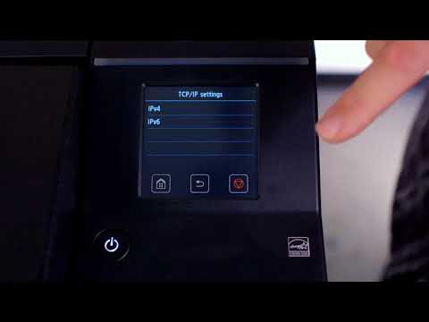 How to setup a wired network connection on a Canon imagePROGRAF PRO series device