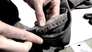 Spijkerbroek / Jeans inkorten zonder flap (stappenplan)