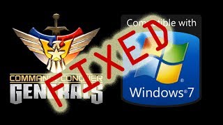 C&C Generals Fix for Windows 7 2014