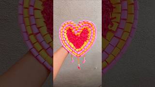 DIY Paper Heart Wall Hanging 😍