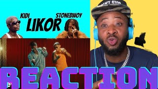 KIDI~likor ft STONEBWOY  "Official Video"  (REACTION)