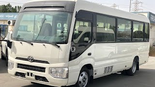 2022 TOYOTA COASTER 2.8L DIESEL  A/T 22STR  تويوتا كوستر محرك ديزل أتوماتيكي سعة  لتر مع ثلاجة صغيرة