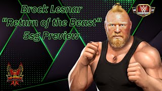 Brock Lesnar "Return of the Beast" 5sg Preview Featuring 5 Builds screenshot 1