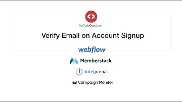 Verify Email Before Member Signup (Webflow + MemberStack + Integromat)