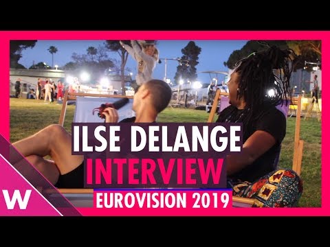 Ilse DeLange interview @ Eurovision 2019 Semi-Final 2