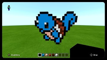 Minecraft: How To Build Squirtle Tutorial in 2020!