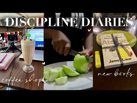 Видео: DISCIPLINE DIARIES: new productivity book, money chats, skincare, café work day 