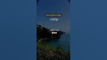 تلاوة رائعه سورة الانفال