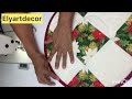 Patchwork e Quilting - LUGAR AMERICANO REDONDO #natal#lindíssimo