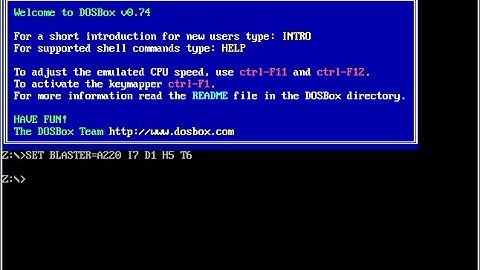 How to Change CPU Speed/Mount CDRoM Drive on DOSBox