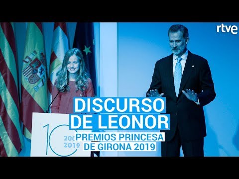DISCURSO DE LEONOR | Premios Princesa de Girona 2019