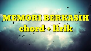 memori berkasih chord lirik chords