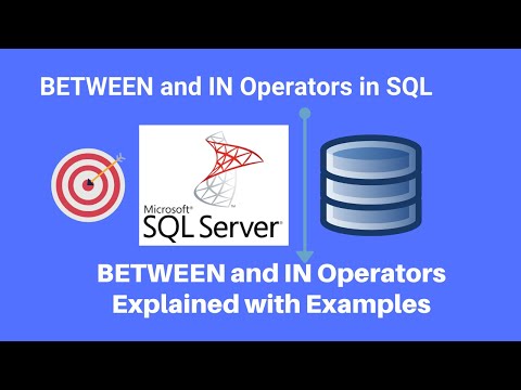BETWEEN operator and IN Operator in SQL Server [2021]