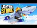 Plane CRASHES From LIGHTNING Strike - Teardown Mods Gameplay