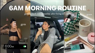 6AM *productive + realistic* MORNING ROUTINE