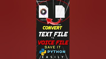 TextFile to AI Voice Generator  as Mp3 file using python