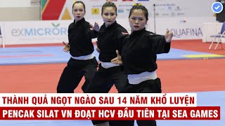 Giành HCV sau 14 năm khổ luyện - 3 cô gái Pencak Silat ôm nhau khóc lay động lòng người