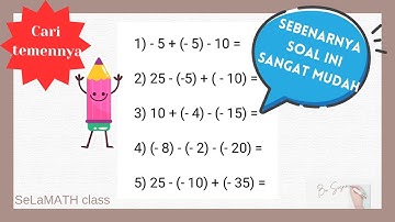 [Mudah dan seru] Cara mudah mengerjakan penjumlahan dan pengurangan bilangan bulat 3 angka.