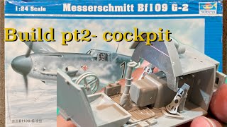 Trumpeter Messerschmitt 109 G-2 in 1/24 scale Build part 2