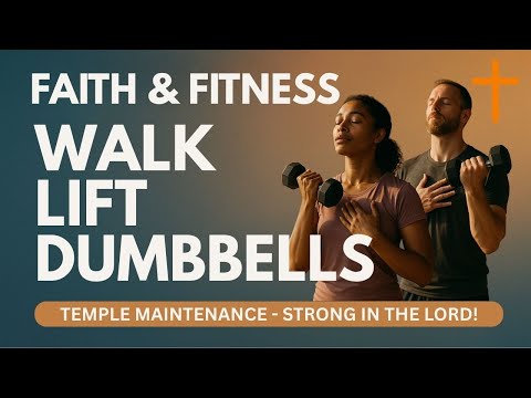 Faith & Fitness Strength Workout | Walk, Lift & Praise the Lord | Temple Maintenance