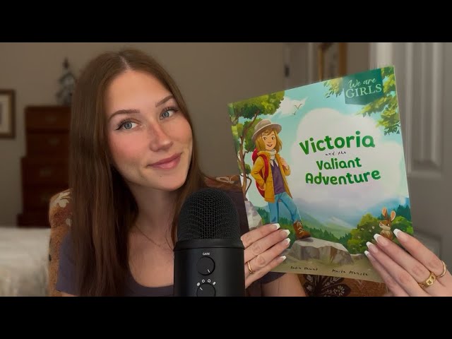 ASMR Reading You A Story 📖 | Close Whispering, Tapping, Page Turning