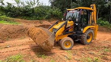 Jcb 3dx transporting soil through dangerous bumpy path #jcb #jcb3dx #jcbdozer #jcbcartoon #jcbgame