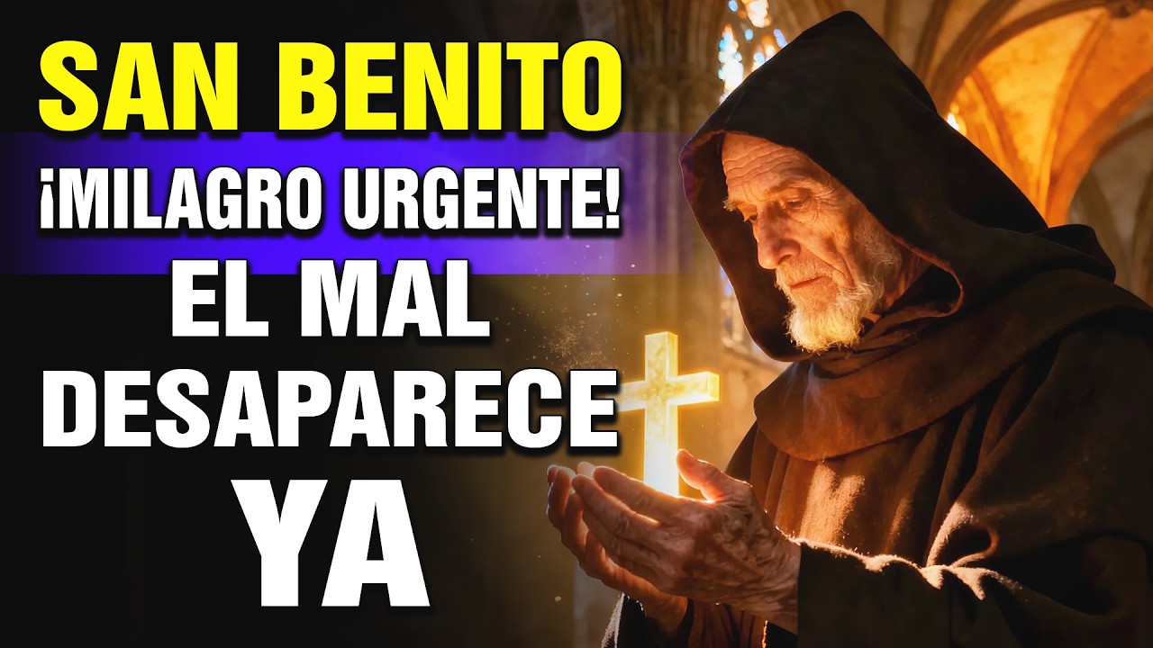 🔴Escucha esta Oración de San Benito y Libera Tu Hogar de Todo Mal! Reza Ahora con Fe!