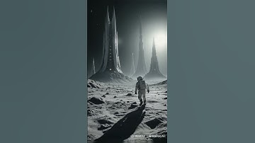 Astronaut Exploring the Moon