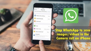 How to stop WhatsApp to save images/videos in the Camera roll on iPhone