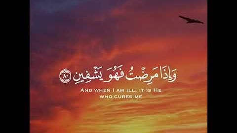 { الَّذِي خَلَقَنِي فَهُوَ يَهْدِينِ } الشعراء القارئ/ رعد الكردى