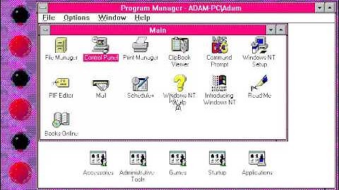 Microsoft Windows NT Version 3.51 Workstation (1995) Log On (Tada) and Logoff (Chimes)