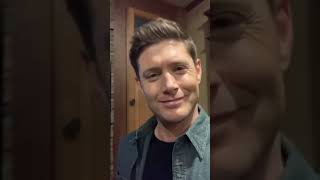 Jensen wishing Dean Whinchester happy birthday