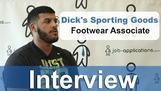 Full Dick's Sporting Goods Interview  - Footwear Associate Guide